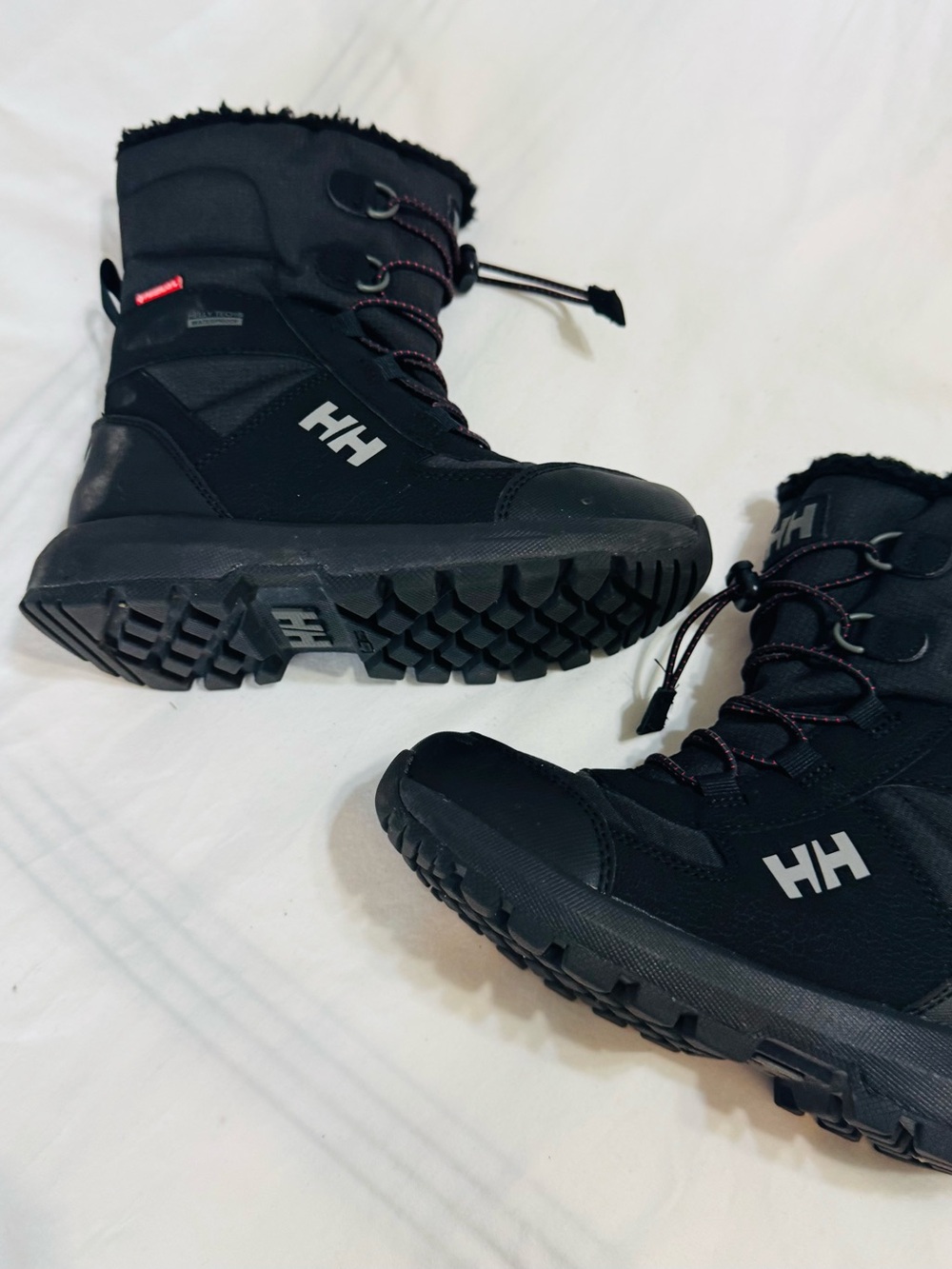 Helly Hansen Black Outdoor Boots with Lug Soles